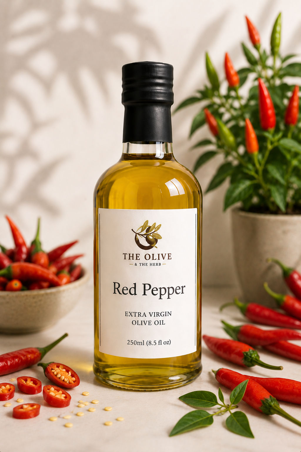 Extra Virgin Olive Oil — Red Pepper
